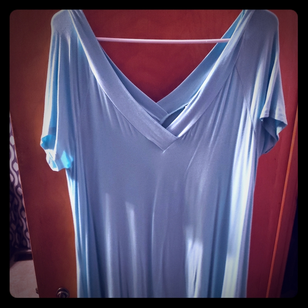 Deep V neck top